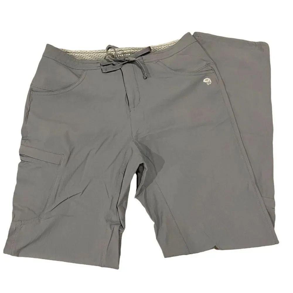 Mountain Hardwear Gray Switchback Zip Off Venturing Hiking Pants Women’s 4/32 - Picture 2 of 12